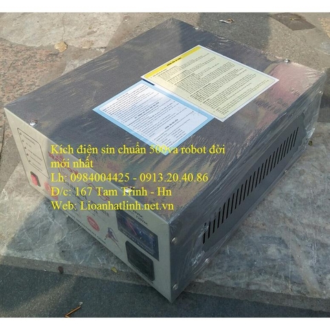 KÍCH ĐIỆN SIN CHUẨN 500VA - 500W ROBOT LOẠI TỰ ĐỘNG