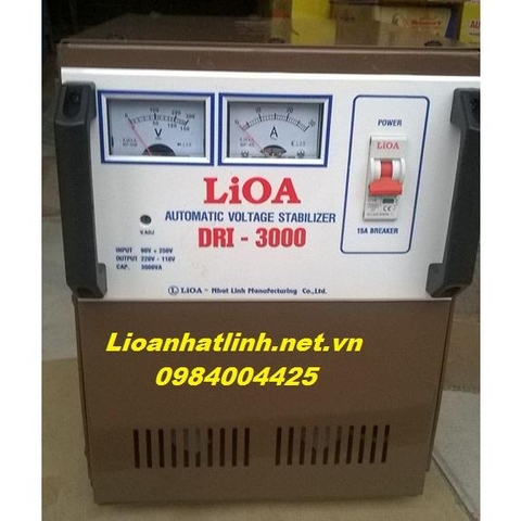 ỔN ÁP LIOA 3KVA DRI 3000 HÀNG TỒN KHO, BẦY MẪU