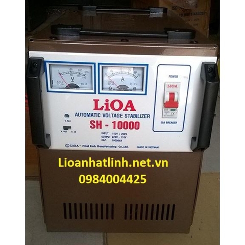 ỔN ÁP LIOA 10KVA SH 10000 DẢI 150V-250V HÀNG TỒN KHO THẾ HỆ 1