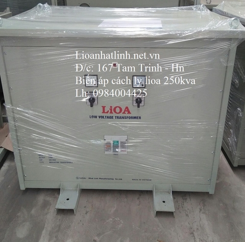 MÁY BIẾN ÁP CÁCH LY LIOA 380V/200V 250KVA