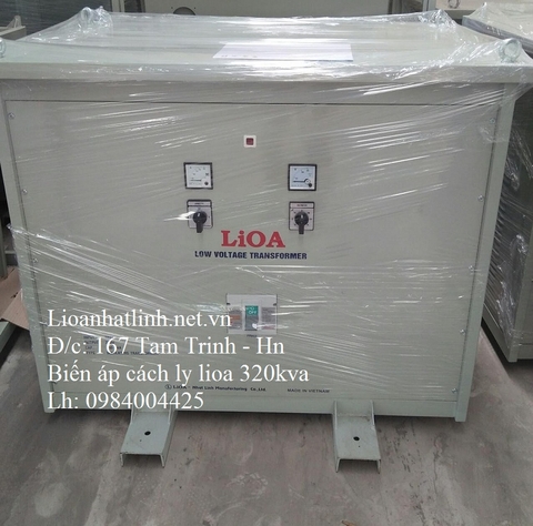 MÁY BIẾN ÁP CÁCH LY LIOA 380V/220V 320KVA