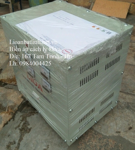 BIẾN ÁP CÁCH LY 380V/ 200V 8KVA LIOA