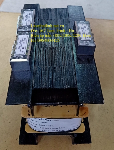 MÁY BIẾN ÁP TRẦN 380V/220V 1KVA - 1KW