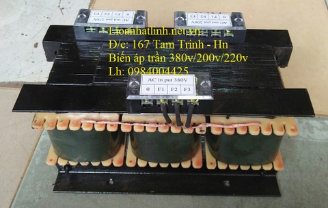 MÁY BIẾN ÁP TRẦN 380V/220V 3KVA - 3KW