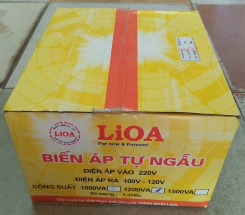 ĐỔI NGUỒN LIOA 1 PHA 1200VA - 1200W