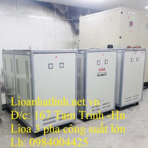 ỔN ÁP LIOA 3 PHA 1000KVA - 1000KW MODEL SH3 - 1000K/3II