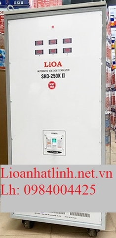 ỔN ÁP LIOA 250KVA MODEL SH3 - 250K II ĐỜI MỚI NHẤT HIỆN NAY