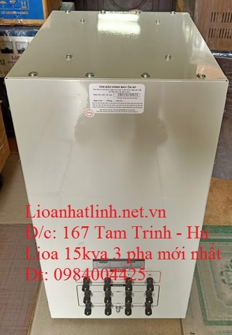 GIÁ ỔN ÁP LIOA 15KVA 3 PHA DẢI 260V - 430V