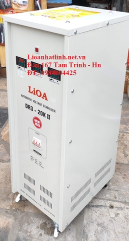 GIÁ ỔN ÁP LIOA 3 PHA 20KVA MODEL DR3 - 20K II ĐỜI MỚI NHẤT HIỆN NAY
