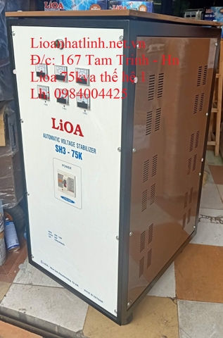ỔN ÁP LIOA 75KVA 3 PHA DẢI 260V - 430V MODEL SH3 - 75K THẾ HỆ 1