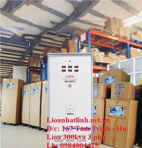 ỔN ÁP LIOA 300KVA - 300KW MODEL SH3 - 300K II ĐỜI MỚI NHẤT HIỆN NAY