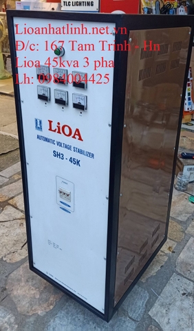 ỔN ÁP LIOA 45KVA 3 PHA DẢI 260V - 430V THẾ HỆ 1