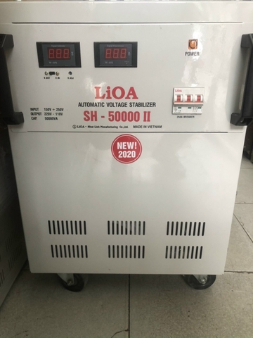 ỔN ÁP LIOA 50KVA - 50KW THẾ HỆ 2 SH - 50000 II ĐỜI MỚI NHẤT 2022 - 2023 DÂY ĐỒNG 100%
