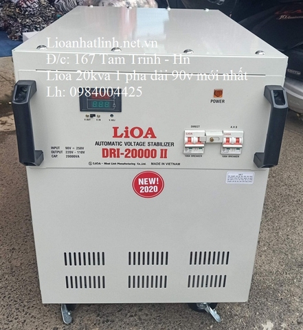 ỔN ÁP LIOA 20KVA DRI 20000 II DẢI 90V - 250V ĐỜI MỚI NHẤT
