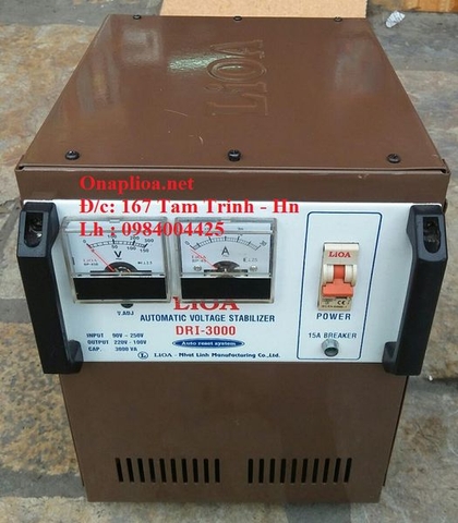 ỔN ÁP LIOA 3KVA DRI 3000 HÀNG TỒN KHO, BẦY MẪU