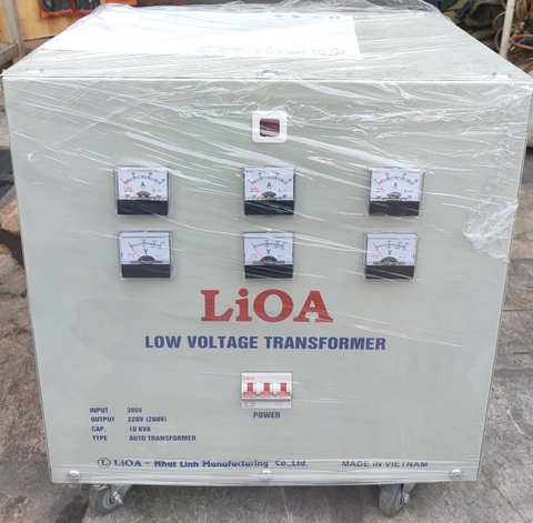 BIẾN ÁP 3 PHA 380V/220V 10KVA - 10KW
