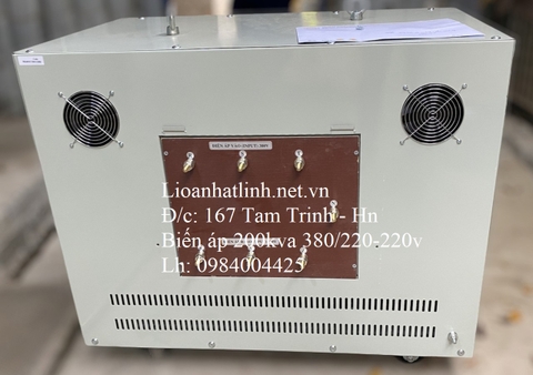 BIẾN ÁP LIOA 200KVA 3 PHA LOẠI TỰ NGẪU VÀ LOẠI CÁCH LY