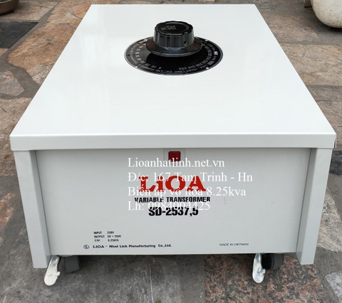 BIẾN ÁP VÔ CẤP LIOA 1 PHA 7KVA, 8KVA, 9KVA - 35A, 40A