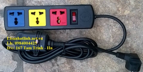 Ổ CẮM NỐI CHỐNG GIẬT LIOA 3 LỖ ĐA NĂNG 3D33N - CG