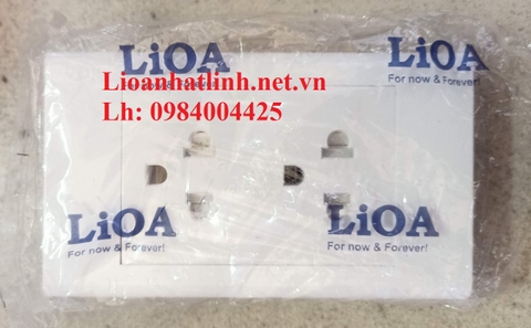 Ổ CẮM ĐƠN 3 CHẤU LIOA, Ổ CẮM ĐÔI 3 CHẤU LIOA