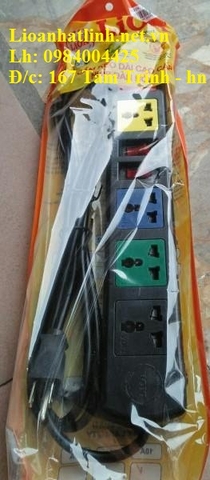 Ổ CẮM LIOA 6 CHẤU ĐA NĂNG DÂY 3M MÃ SẢN PHẨM 6D33N, GIÁ RẺ