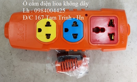 Ổ CẮM ĐIỆN KHÔNG DÂY LIOA 3 LỖ - 20A - 25A - 30A CÔNG SUẤT 4000W- 5000W - 6000W