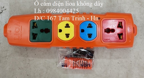 Ổ CẮM ĐIỆN KHÔNG DÂY LIOA 4 LỖ - 20A - 25A - 30A CÔNG SUẤT 4000W- 5000W - 6000W