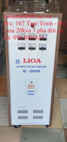ỔN ÁP LIOA 20KVA - 20KW - 20000W 3 PHA ĐỜI CŨ