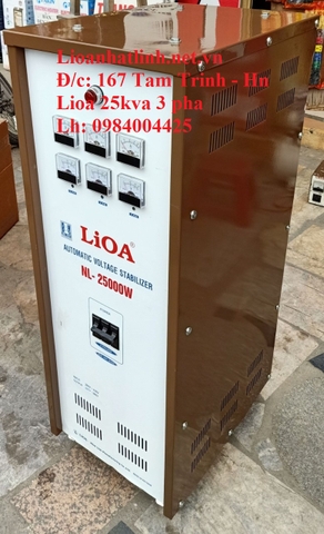 ỔN ÁP LIOA 25KVA 3 PHA MODEL NL - 25000W