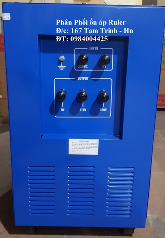 ỔN ÁP RULER 15KVA DẢI 90V - 250V ĐỜI MỚI NHẤT HIỆN NAY