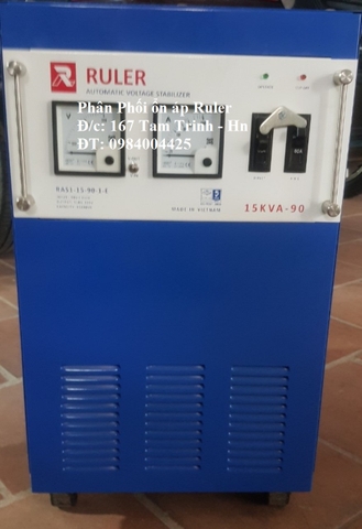 ỔN ÁP RULER 15KVA DẢI 90V - 250V ĐỜI MỚI NHẤT HIỆN NAY