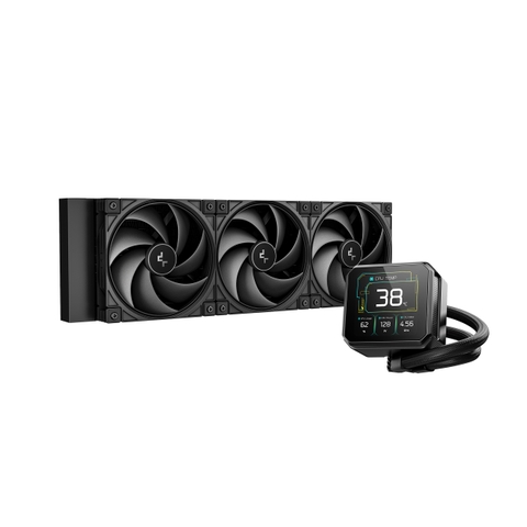 TẢN NHIỆT NƯỚC DEEPCOOL SPARTACUS 360 BLACK (MÀU ĐEN/ MÀN LCD)