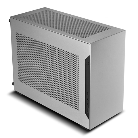 Vỏ Case LIAN-LI A4 H2O Silver (Mini Tower/MàuBạc/ Kèm sẵn PCIE 4.0)