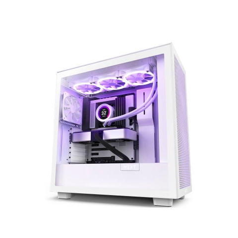 Vỏ case NZXT H7 Flow White - (Màu Trắng)