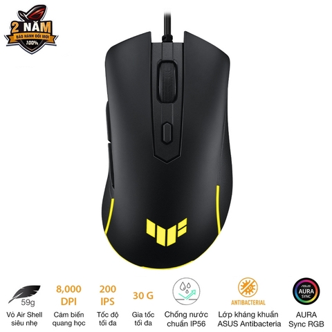 Chuột Gaming có dây ASUS TUF M3 GEN II - 90MP0320-BMUA00