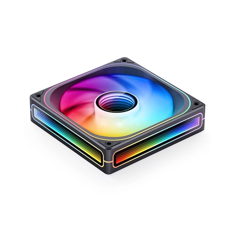 Fan Case Tản Nhiệt Jonsbo ZB-120BR Black LED ARGB infinity (Cánh ngược)