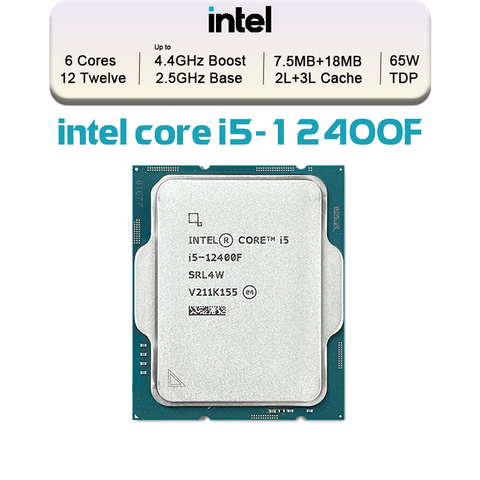 CPU INTEL CORE I5-12400F (TRAY-KHÔNG TẢN NHIỆT)