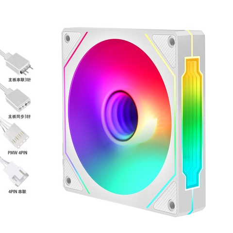 Quạt tản nhiệt PRISM 5 PRO INFINITY 120 ARGB - WHITE