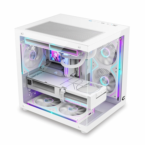 VỎ CASE METALFISH M240 WHITE (M-ATX/ MÀU TRẮNG)
