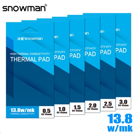 Miếng dán tản nhiệt SNOWMAN Thermal Pad 13.8W/mk (85mm x 45mm)