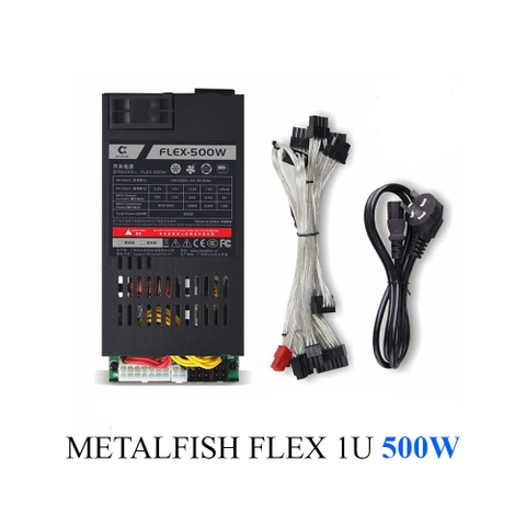 Nguồn máy tính METALFISH FLEX 1U 500W (Full Modular)