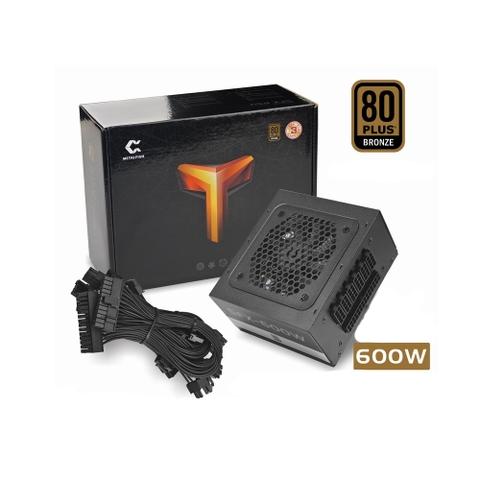 Nguồn máy tính METALFISH TPOWER SFX 600W BLACK (MÀU ĐEN/ FULL MODULLAR/ 80 PLUS BRONZE)