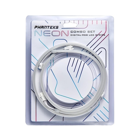 Dây LED PHANTEKS NEON DIGITAL STRIP COMBO SET WHITE (MÀU TRẮNG/ 2x40cm)