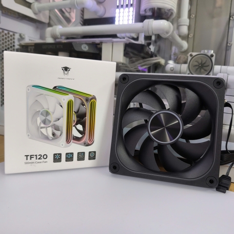 QUẠT TẢN NHIỆT JUNGLE LEOPARD TF120 ARGB BLACK REVERSE (MÀU ĐEN/ CÁNH NGƯỢC)