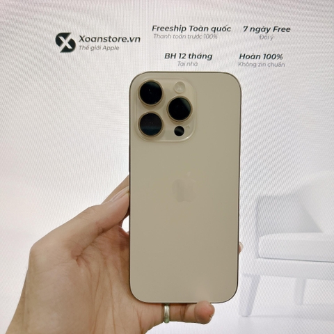 iPhone 16 Pro 128GB Sa mạc-LLA-P100-ZinNew-BH 12 tháng-7DJJH0