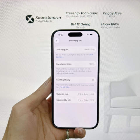 iPhone 16 Pro 128GB Sa mạc-LLA-P100-ZinNew-BH 12 tháng-7DJJH0