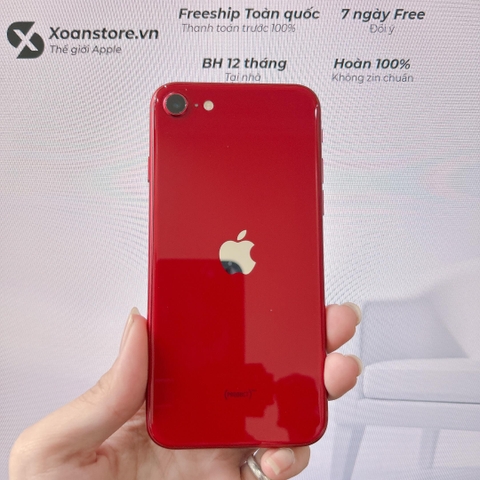 iPhone Se 2022 Đỏ  64gb cũ - 99K-P89-BH 12 tháng-RHQKY9