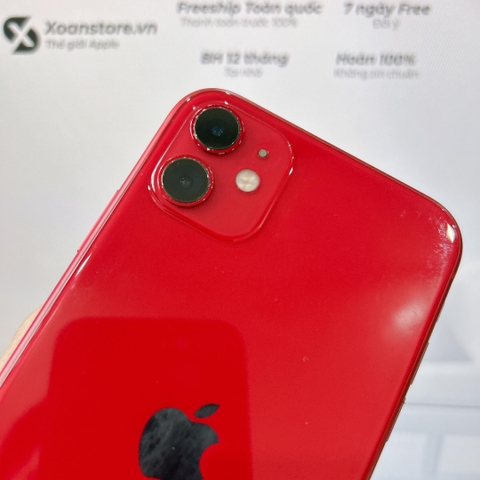 iPhone 11 Đỏ 64GB -TAA - cũ -99K - P100-BH 12 tháng-W8N737