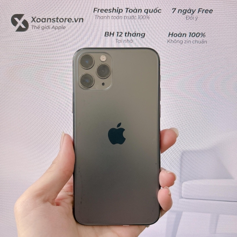 iPhone 11 Pro 64GB Đen Cũ -99K-P98-BH 12 tháng--8QN6Y2
