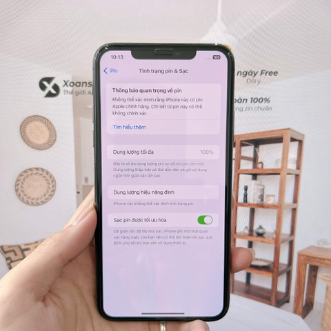 iPhone 11 Pro Max 256GB Xám cũ -99K-LL/A-P100-BH 12 tháng-BHN7OH
